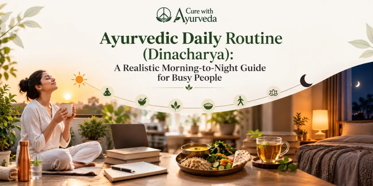 Ayurvedic Daily Routine (Dinacharya): A Realistic Morning-to-Night Guide for Busy People