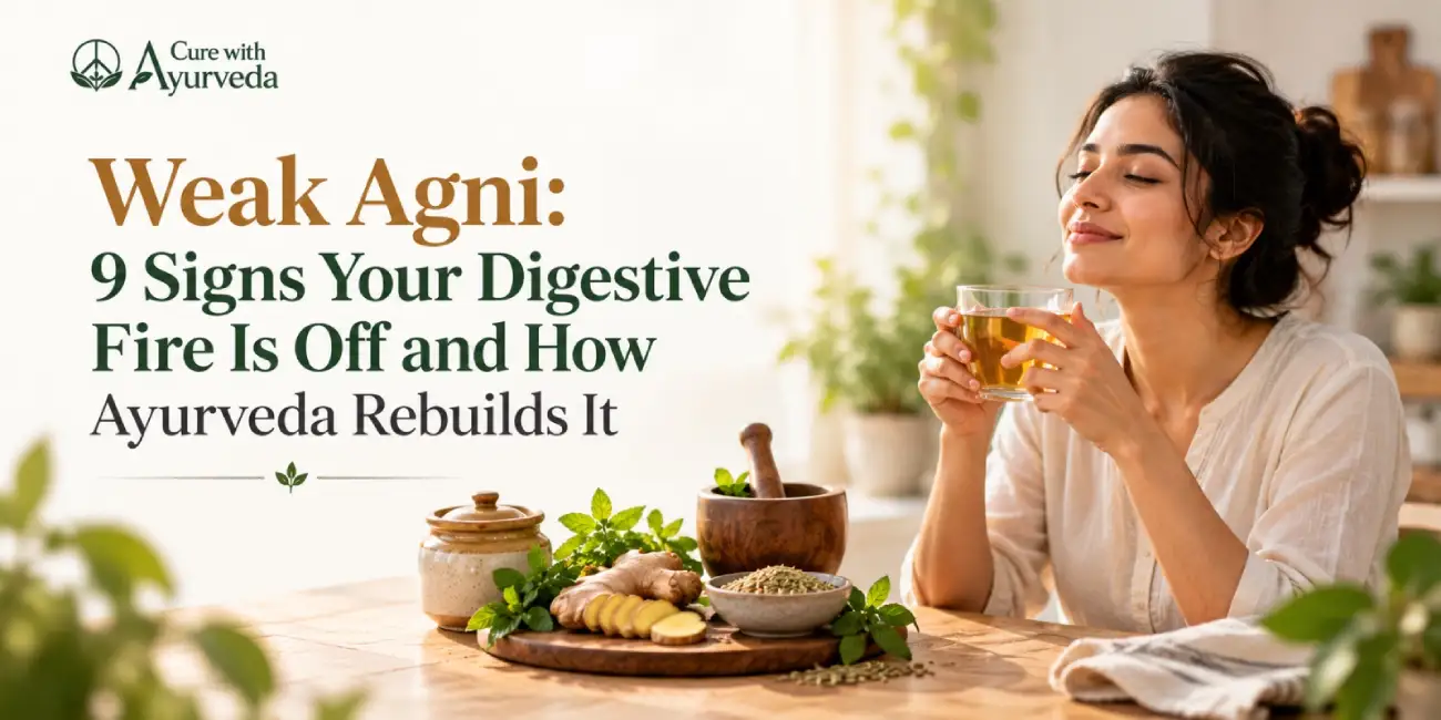 Weak Agni: 9 Signs Your Digestive Fire Is Off and How Ayurveda Rebuilds It